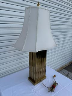 Mid Century Brass Table Lamp - 4386438