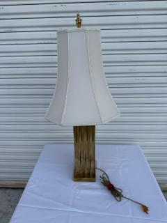 Mid Century Brass Table Lamp - 4386456