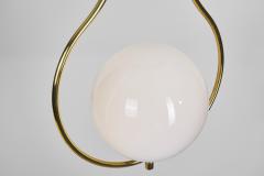 Mid Century Brass and Glass Pendant Lamp Europe 20th Century - 3698818