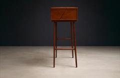 Mid Century Brazilian Modern Rosewood Lift Top Desk Brazil 1950s - 4531055