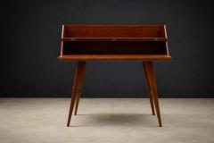 Mid Century Brazilian Modern Rosewood Lift Top Desk Brazil 1950s - 4531057