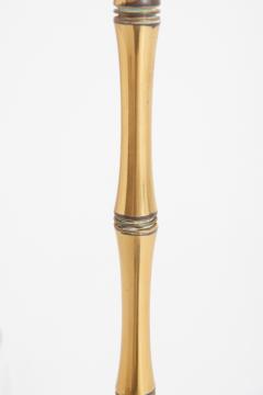 Mid Century Bronze Bamboo Floor Lamp - 3663428
