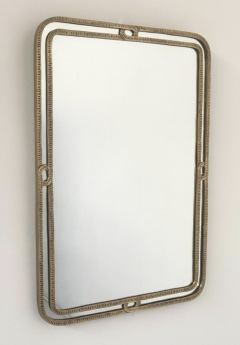 Mid Century Bronze Mirror by Angelo Brotto signed 1950s - 4213090