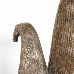 Mid Century Bronze Signed Gloria Ellies Stylized Horseman Sculpture Edition 4 6 - 4745595