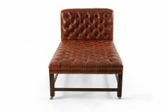 Mid Century Brown Tufted Leather Psychiatrist Couches - 2793658
