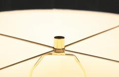 Mid Century Brutalist Flame Leaf Gilt Metal Table Lamps - 4196301