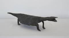 Mid Century Brutalist Metal Alligator Form Sculpture - 1333569