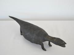 Mid Century Brutalist Metal Alligator Form Sculpture - 1333571