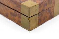 Mid Century Burl Wood Box - 3206775