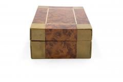Mid Century Burl Wood Box - 3206777