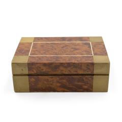 Mid Century Burl Wood Box - 3206779