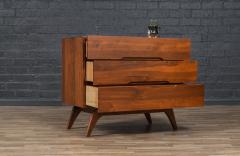 Mid Century Californian Modern Sculpted Walnut Chest - 4201982