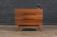 Mid Century Californian Modern Sculpted Walnut Chest - 4201986