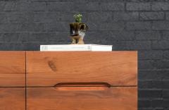 Mid Century Californian Modern Sculpted Walnut Dresser - 4211938