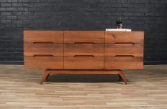 Mid Century Californian Modern Sculpted Walnut Dresser - 4211939