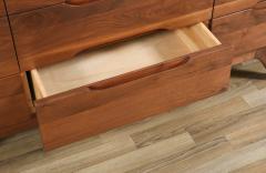 Mid Century Californian Modern Sculpted Walnut Dresser - 4211941