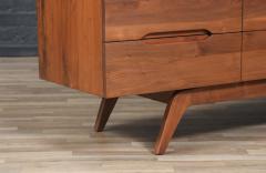 Mid Century Californian Modern Sculpted Walnut Dresser - 4211943