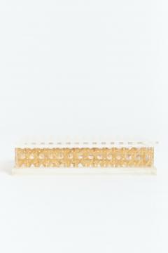 Mid Century Cane and Perspex Box - 4108000