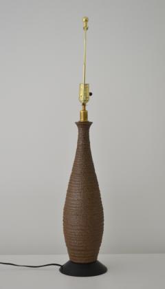 Mid Century Ceramic Bottle Form Table Lamp - 2506257