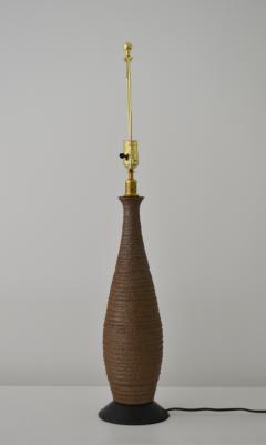 Mid Century Ceramic Bottle Form Table Lamp - 2506258