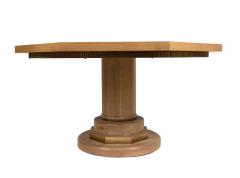 Mid Century Cerused Oak Octagonal Center Table - 1379584