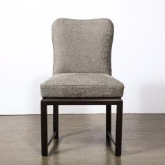 Mid Century Chair in Ebonized Walnut Base with Holly Hunt Fabric - 3040764