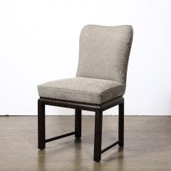 Mid Century Chair in Ebonized Walnut Base with Holly Hunt Fabric - 3040770
