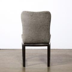 Mid Century Chair in Ebonized Walnut Base with Holly Hunt Fabric - 3040837