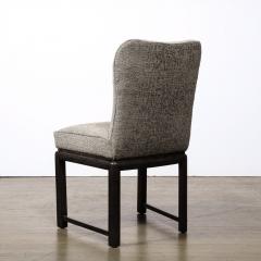 Mid Century Chair in Ebonized Walnut Base with Holly Hunt Fabric - 3040838