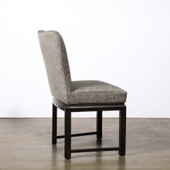 Mid Century Chair in Ebonized Walnut Base with Holly Hunt Fabric - 3040970
