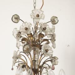 Mid Century Chandelier with Gilt Frame - 3634725