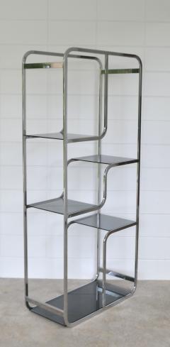 Mid Century Chrome and Glass Etagere - 2018545