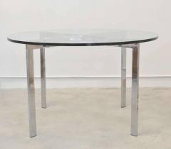 Mid Century Chrome and Glass Game Table - 934707