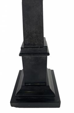 Mid Century Continental Large Marmo Negro and Specimen Marble Grand Tour Obelisk - 4197167