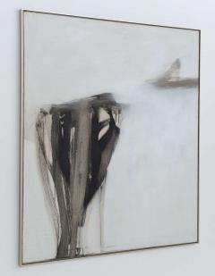 Mid Century Cuban Framed Abstract Oil Painting on Canvas - 4514899