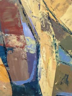 Mid Century Cubist Abstract Female Nudes Oil Painting by Andr Poirson - 4611501