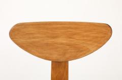 Mid Century Curved Beech Side Chair Frace c 1950 60 - 4509164