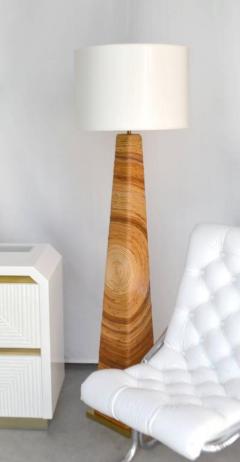 Mid Century Cut Reed Floor Lamp - 672630