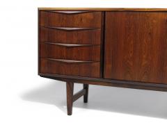 Mid Century Danish Credenza in Brazilian Rosewood Restored - 4122380