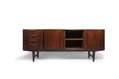 Mid Century Danish Credenza in Brazilian Rosewood Restored - 4122381