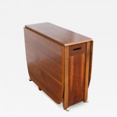 Mid Century Danish Dropleaf Storage Table and Chairs - 3224575