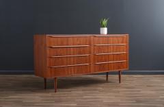 Mid Century Danish Modern 8 Drawer Teak Dresser - 3801371