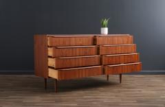 Mid Century Danish Modern 8 Drawer Teak Dresser - 3801373