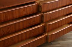 Mid Century Danish Modern 8 Drawer Teak Dresser - 3801376