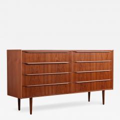 Mid Century Danish Modern 8 Drawer Teak Dresser - 3805014