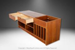 Mid Century Danish Modern Expanding 2 Piece Console Media Center Cabinet - 3991973