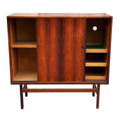 Mid Century Danish Modern Large Scale Cabinet Chest or Credenza in Rosewood - 2233791
