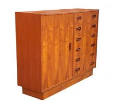 Mid Century Danish Modern Large Scale Cabinet Chest or Credenza in Teak - 3627793