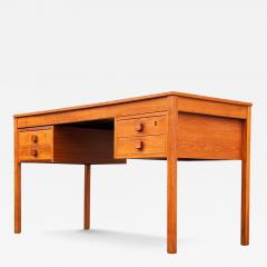 Mid Century Danish Modern Teak Executive Desk or Writing Table - 4015345