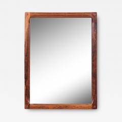 Mid Century Danish Rosewood Mirror - 3758404